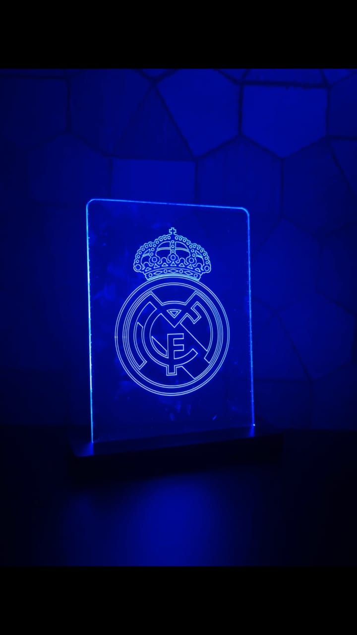 Real Madrid Led Lamp