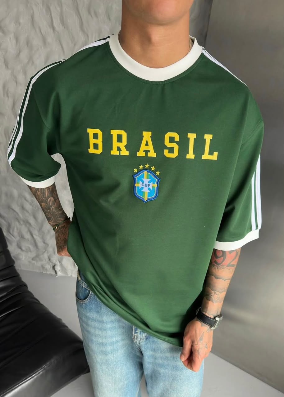 Brazil Edition Oversized Cotton Tee