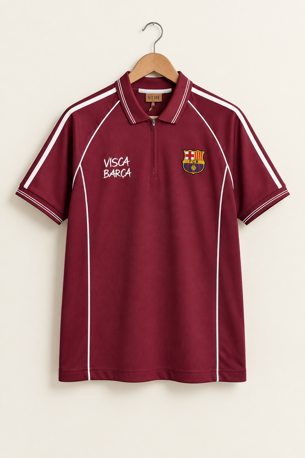 Barca Premium Maroon Zipper