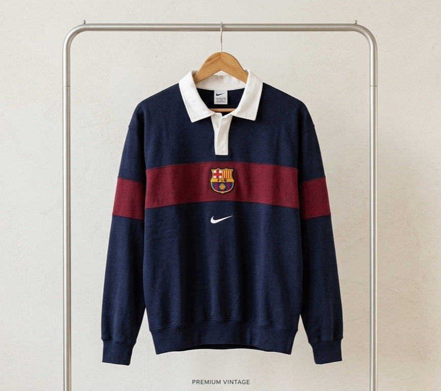 Fc barcelona vintage polo