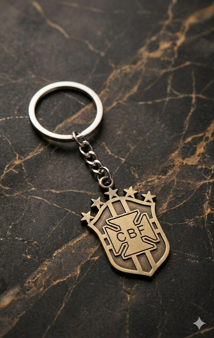 Brazil Edition Metal Keychain