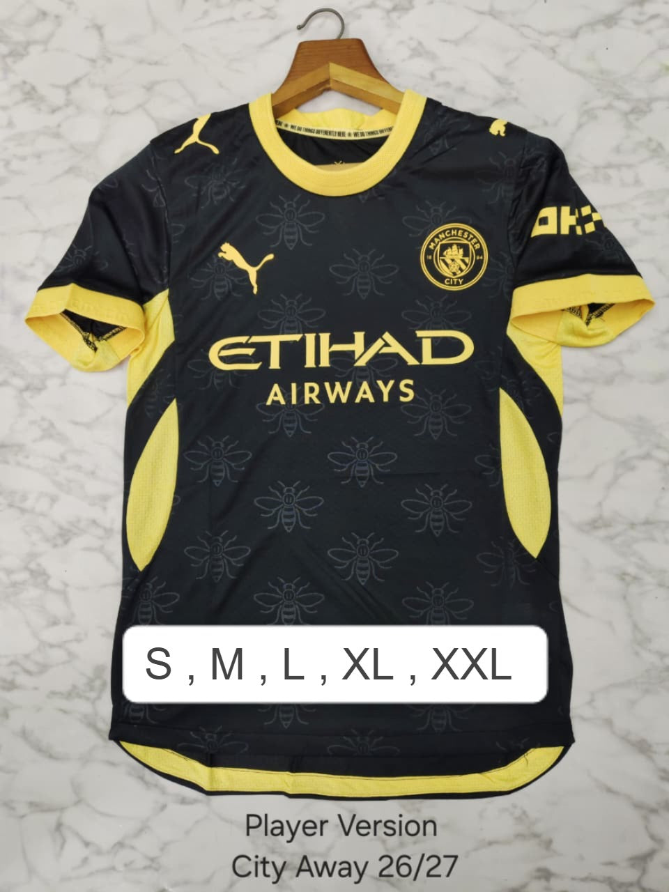 Manchester City Away Player Grade Quality