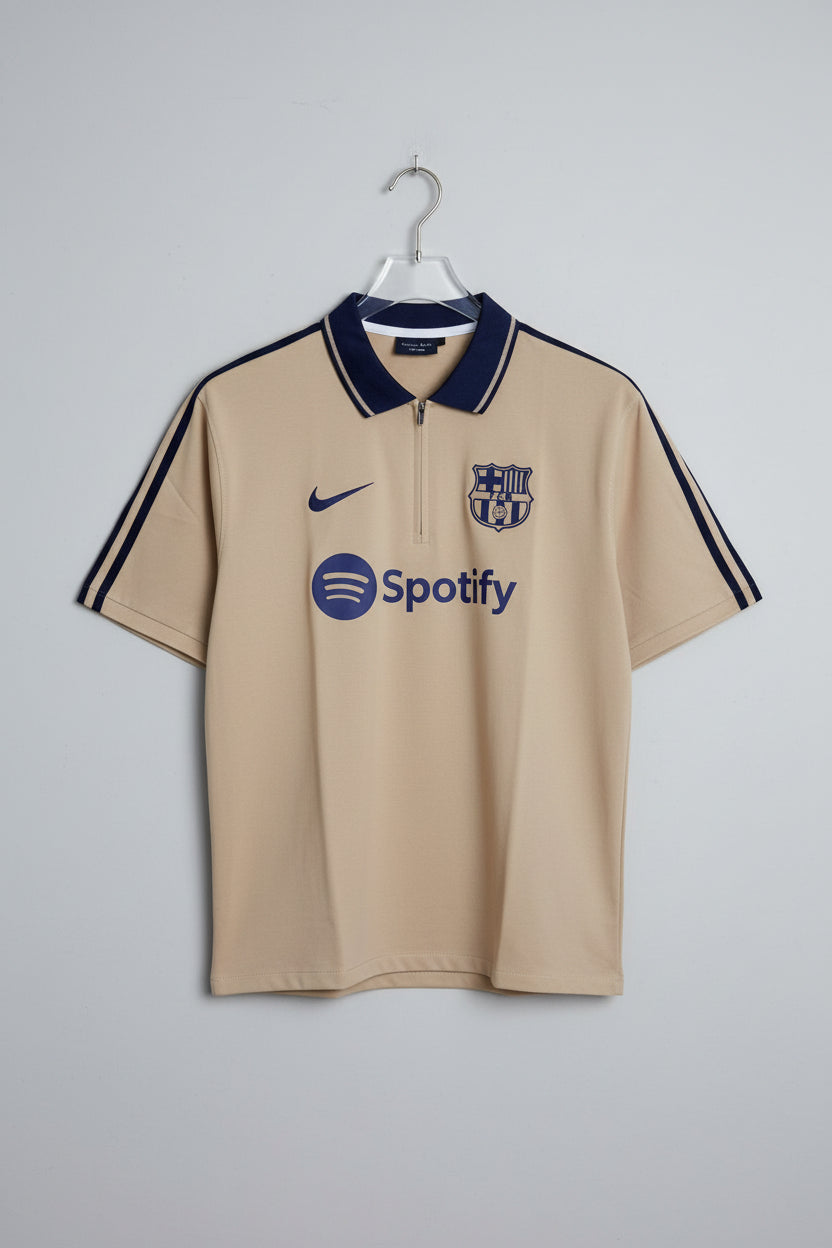 Barcelona Polo Zipper