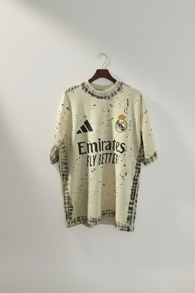 Real Madrid Cream Special Print Tee
