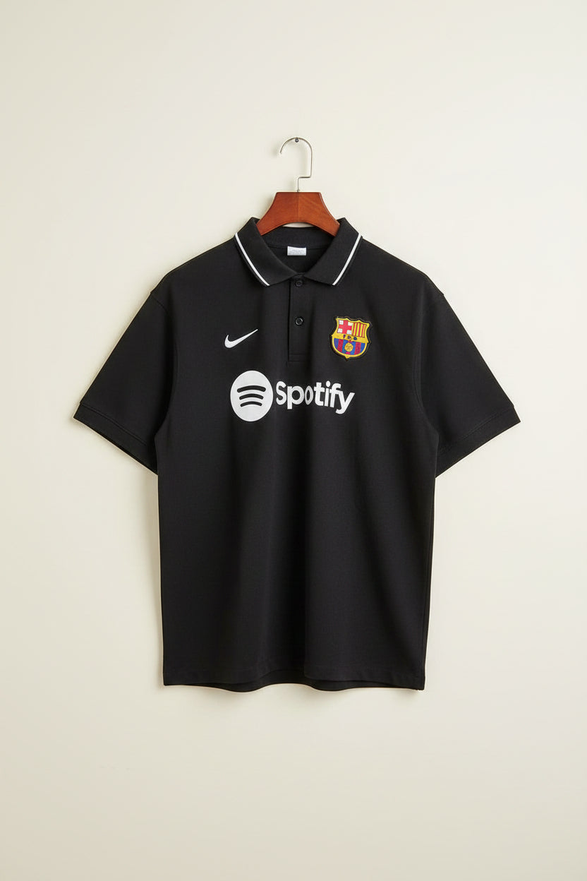 Barcelona Premium Embroidery Oversized Cotton Polo