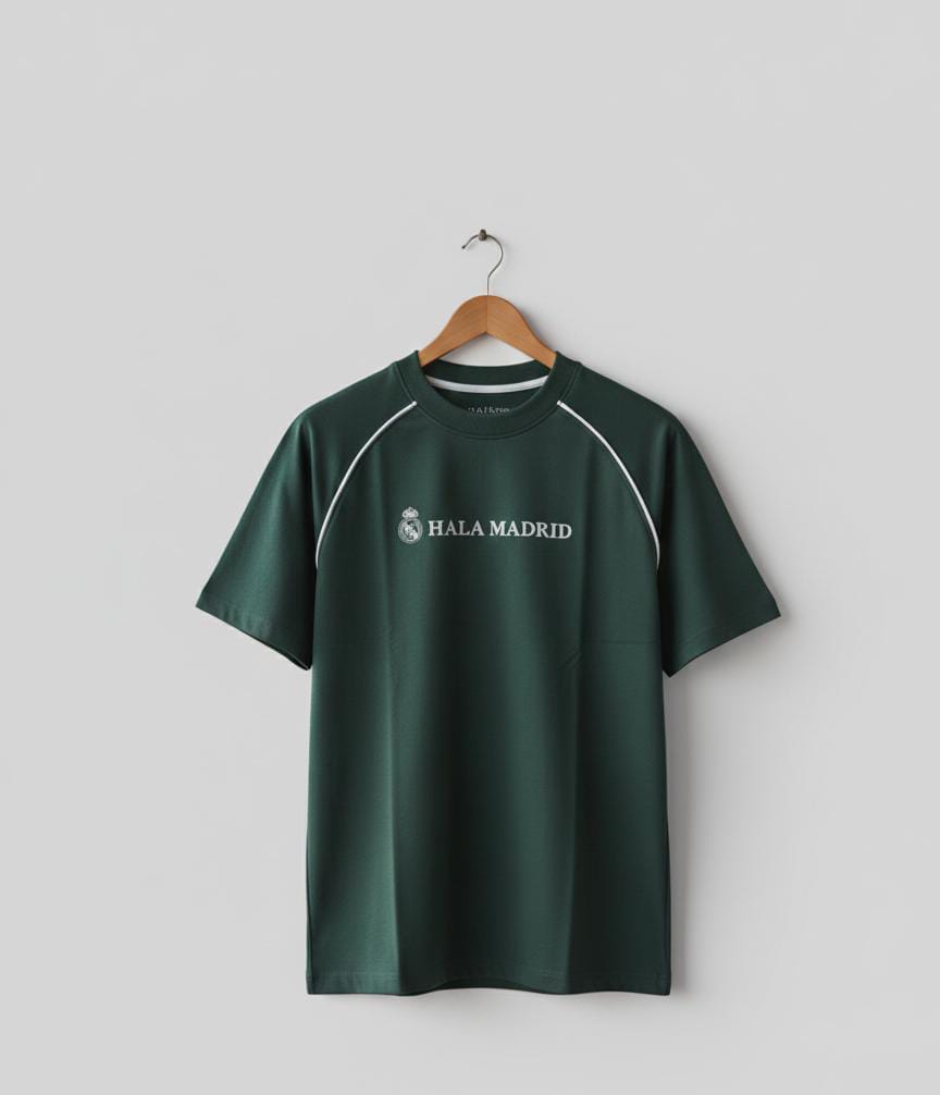 Real Madrid Green print Tshirt