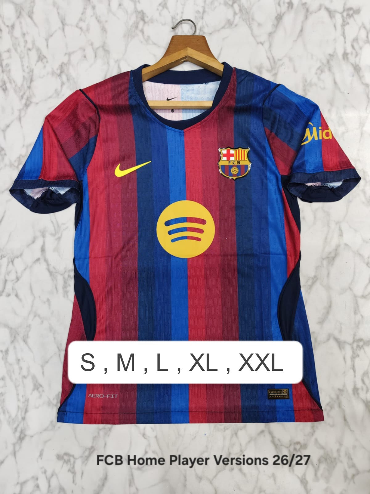 Barcelona Home Player Grade Quality