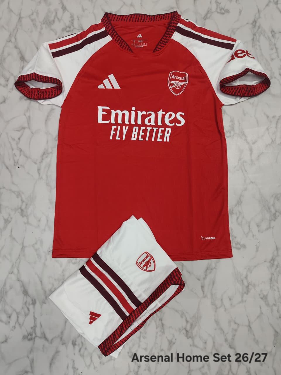 Arsenal Home Jersey with Shorts Set