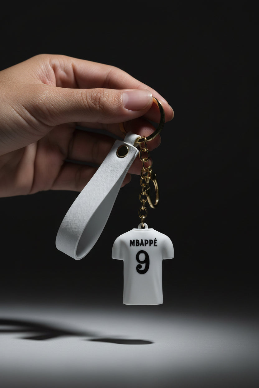 Real Madrid Mbappe Jersey Keychain