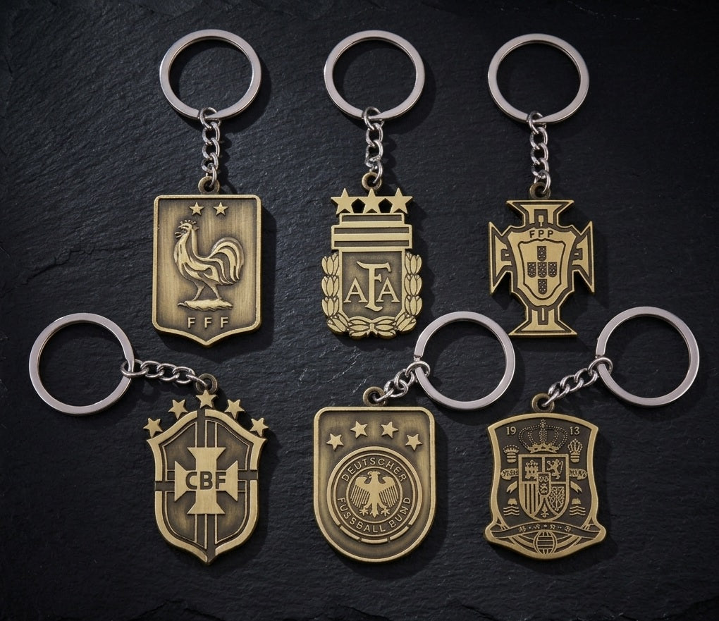 Argentina Metal Keychain