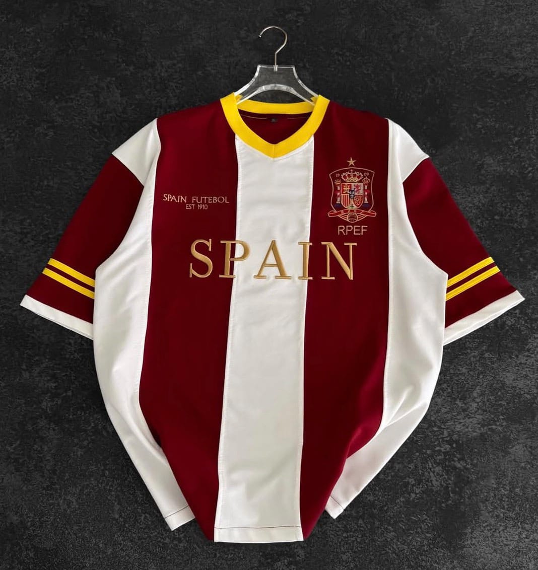 Spain Oversized Embroidery Tee