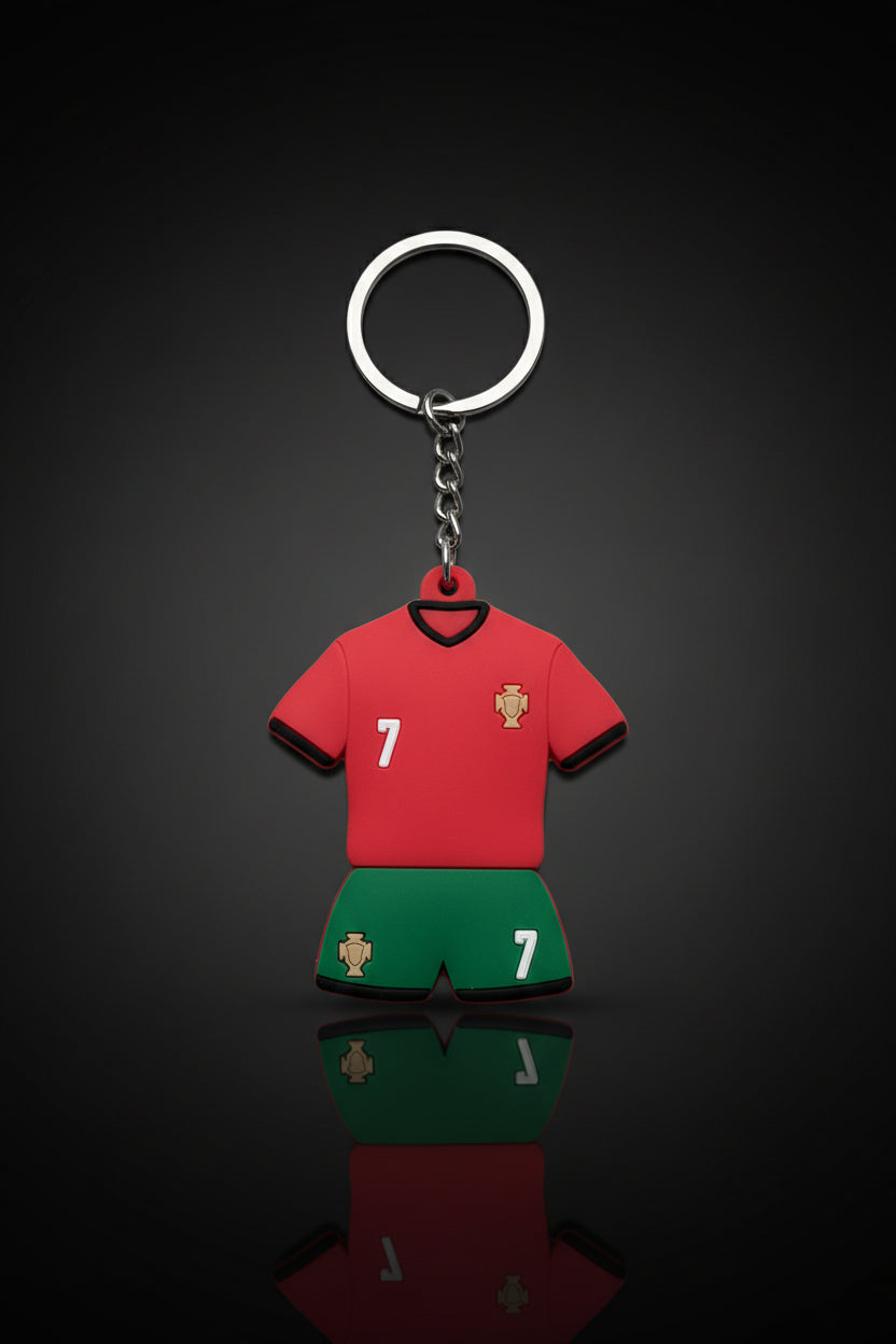 Cr7 Portugal Rubber Keychain