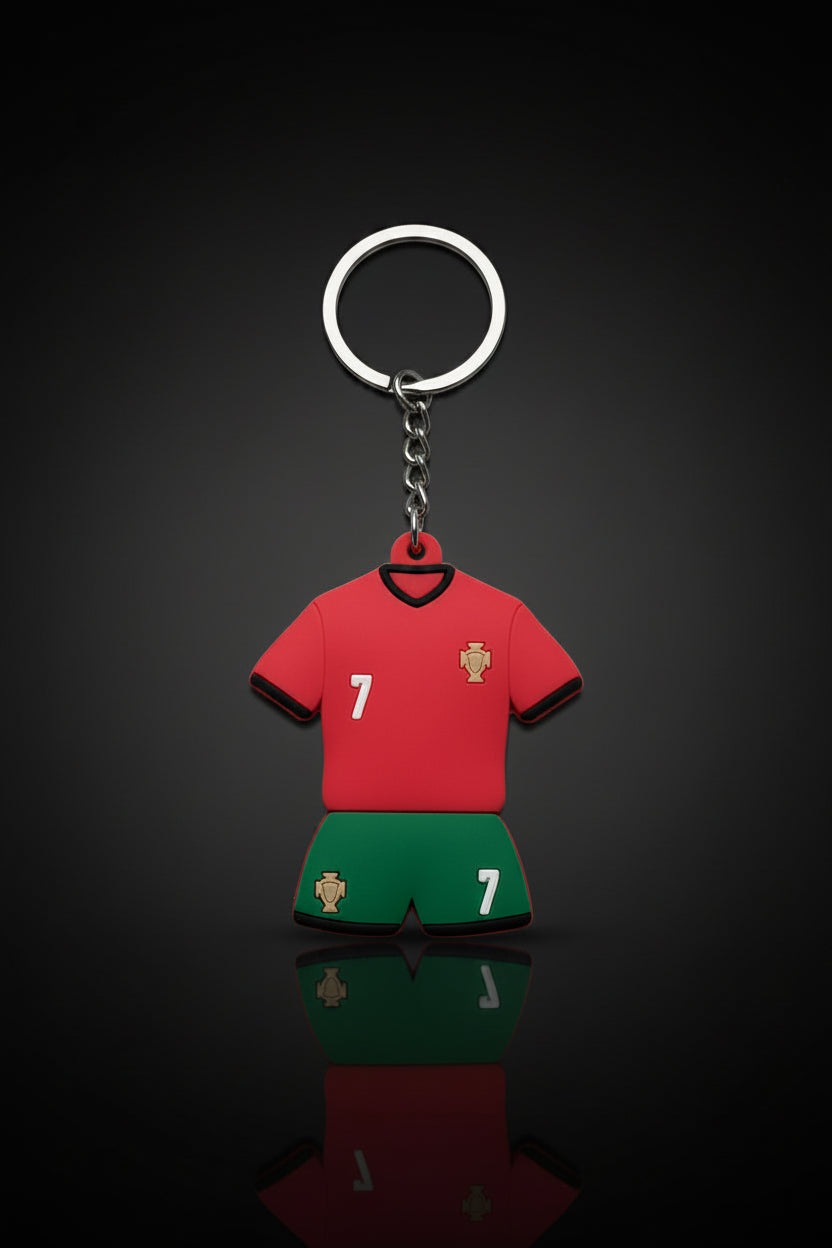 Cr7 Portugal Rubber Keychain