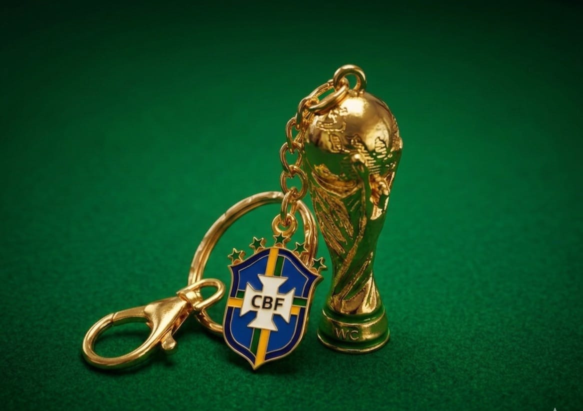 Brazil Wc Keychain