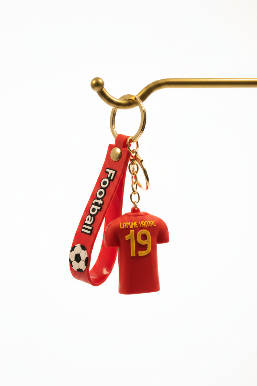 Lamine yamal spain jersey keychain