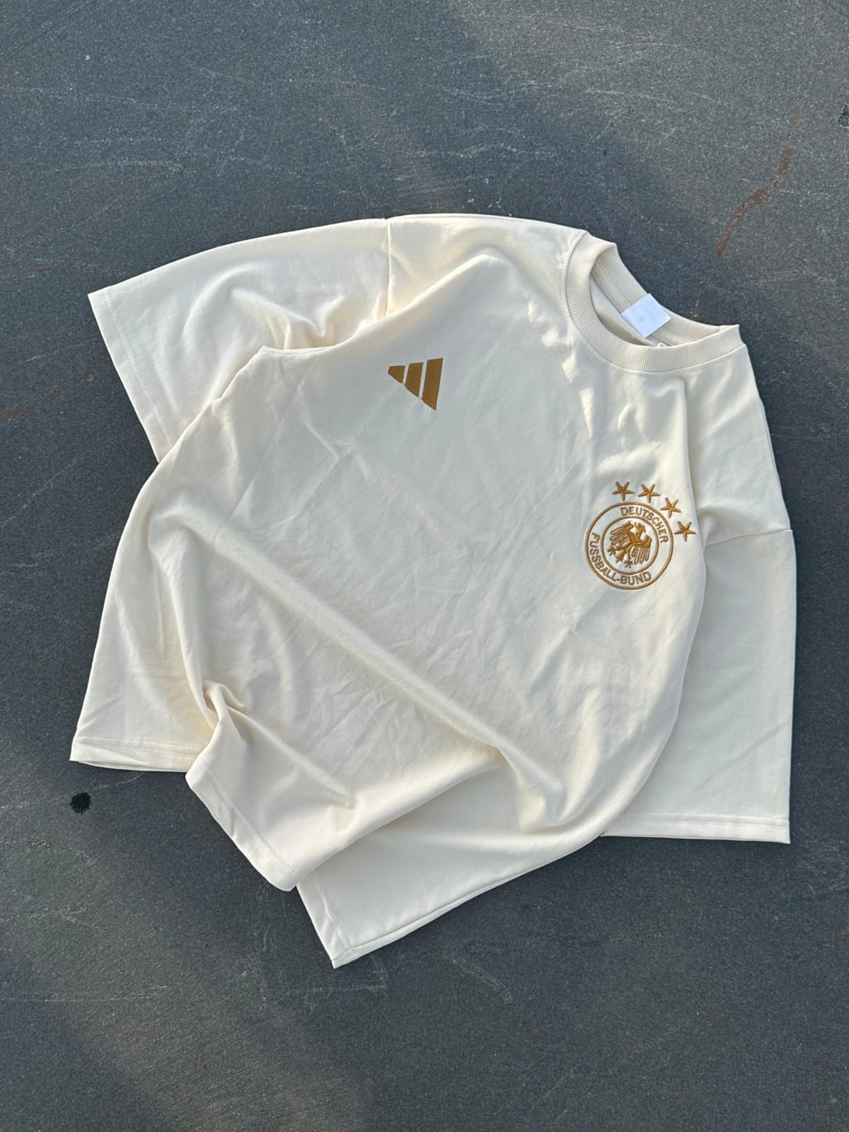 Germany Premium Oversized Cotton Tee( Full Embroidery)