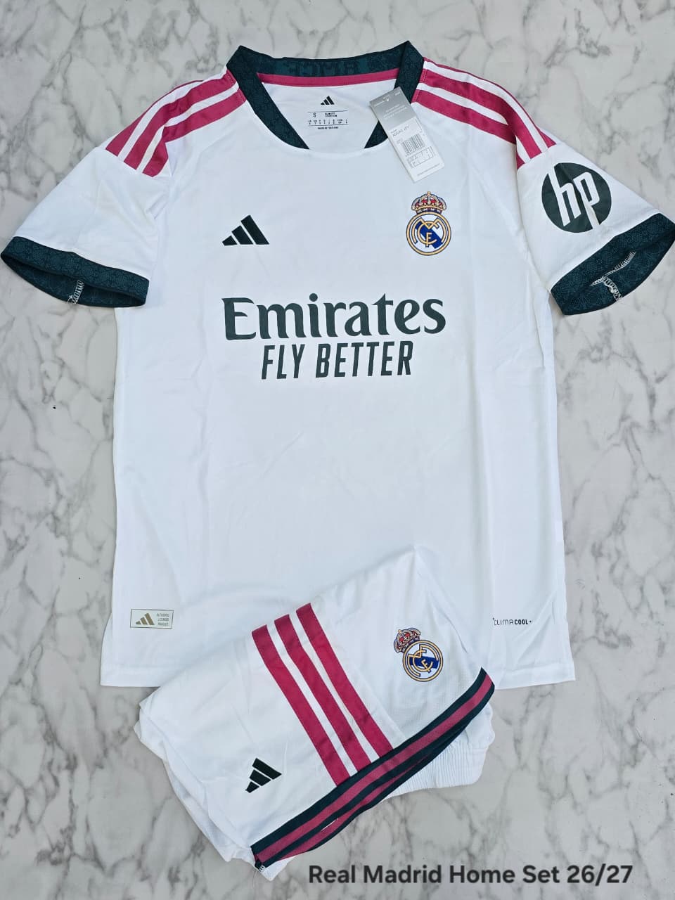 Real Madrid 26-27 Home jersey with Shorts
