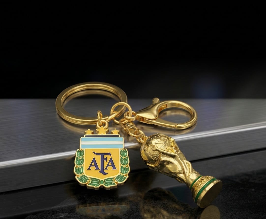 Argentina world cup keychain