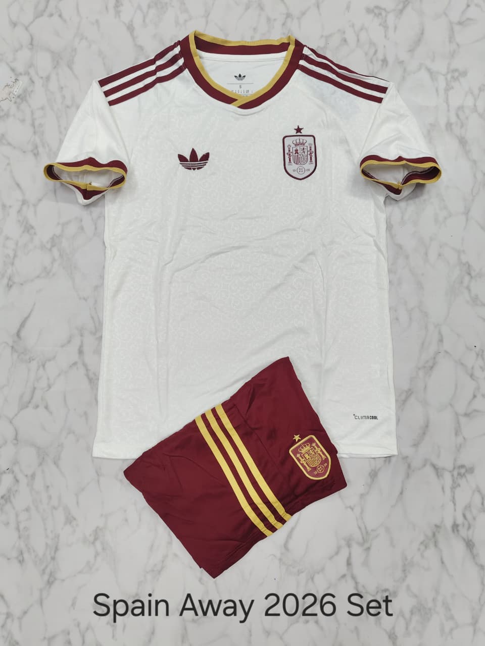 Spain Away Jersey Set With shorts