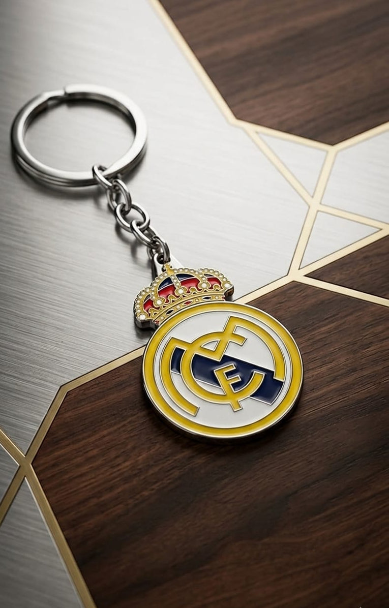 Real Madrid Metal Keychain