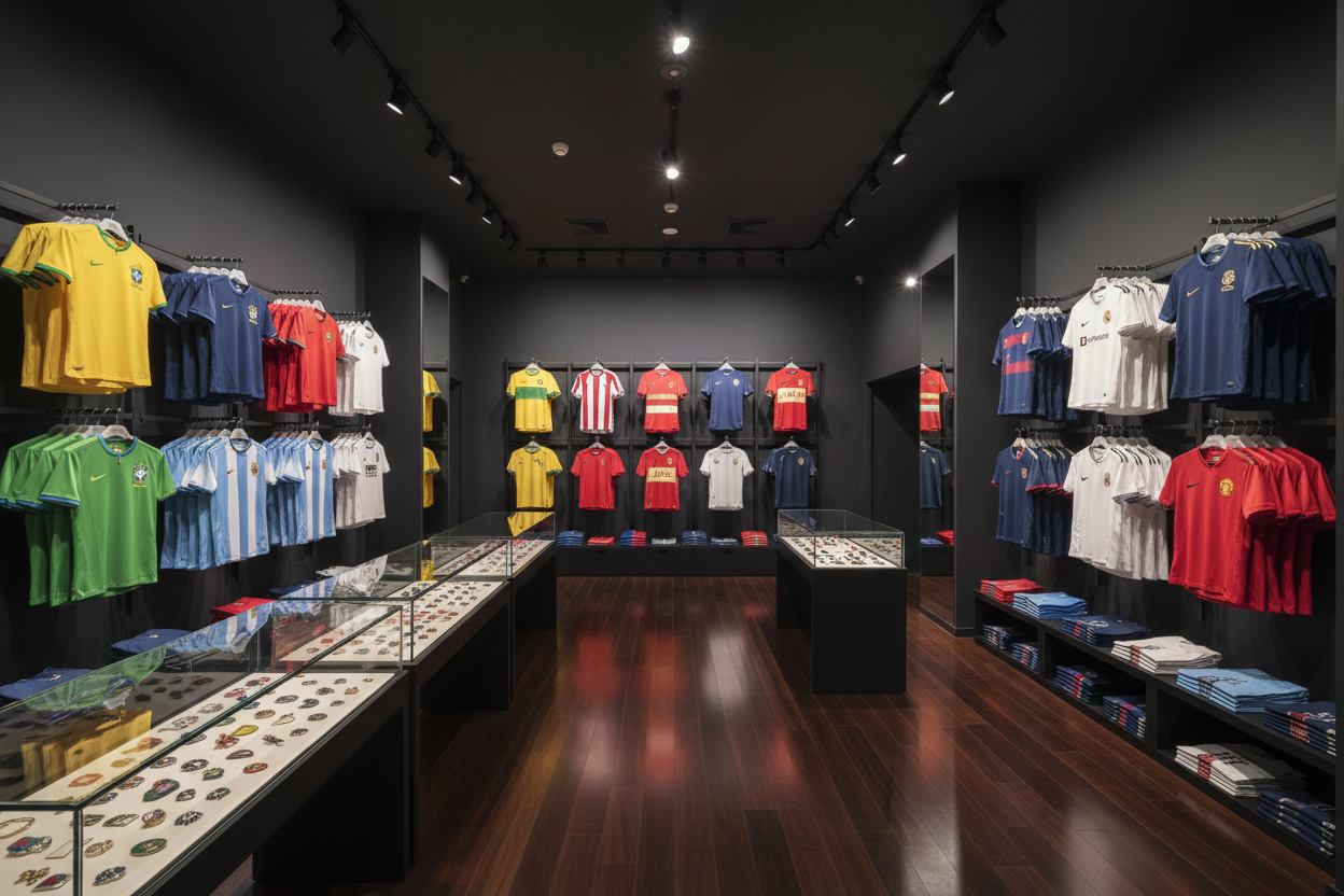 Trivela Football Store Interior